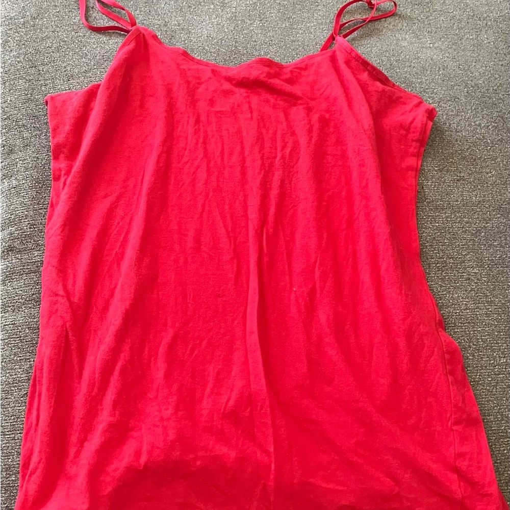 Aleyna By Zenana Tank Top Red XL